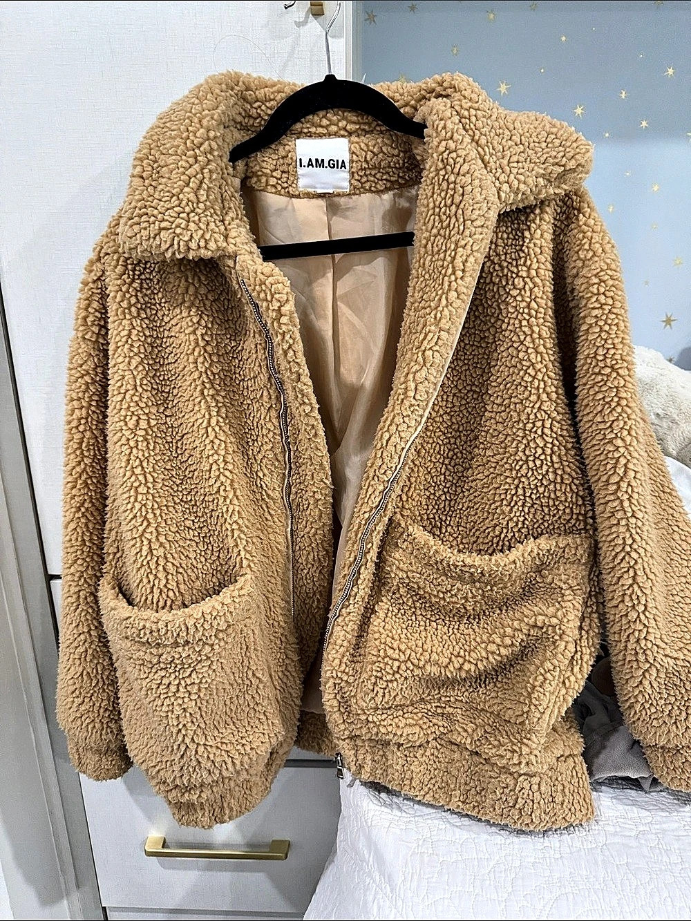 I.AM.GIA Pixie Coat Teddy Jacket Brown XS